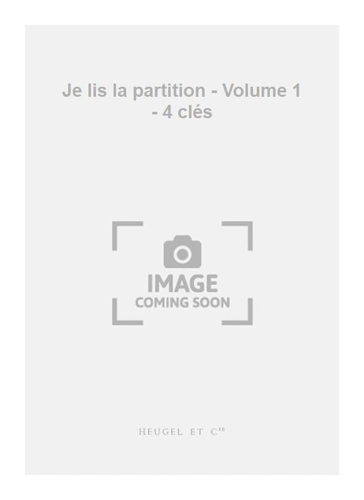 Je Lis La Partition Volume 1- 4 Cles Cy006